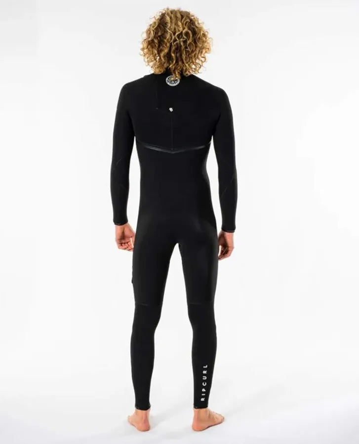 E7 E-Bomb 3/2 Chest Zip Fullsuit Wetsuit - Black