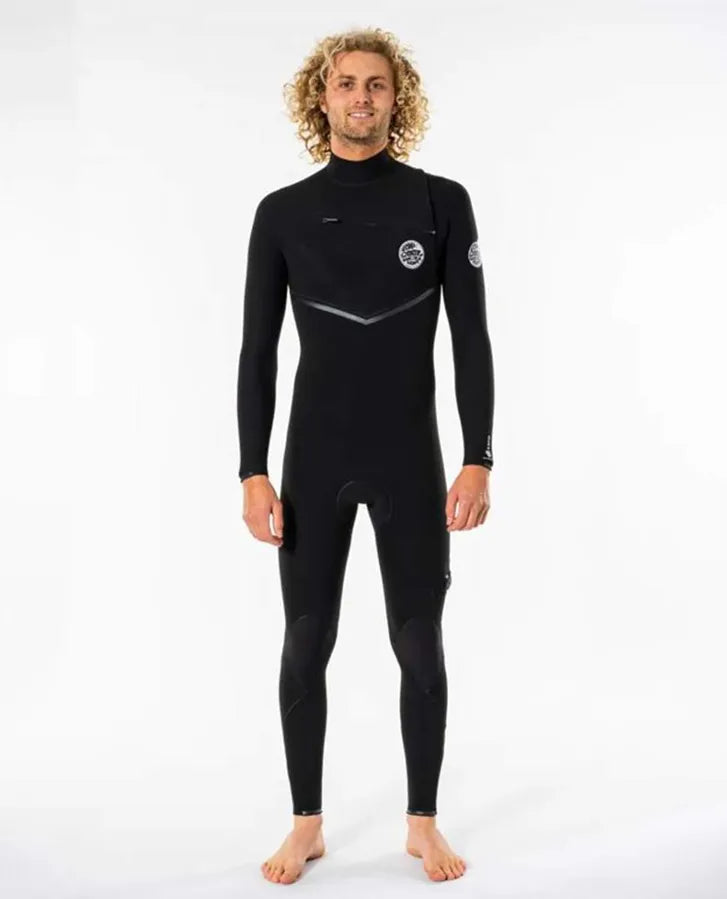 E7 E-Bomb 3/2 Chest Zip Fullsuit Wetsuit - Black