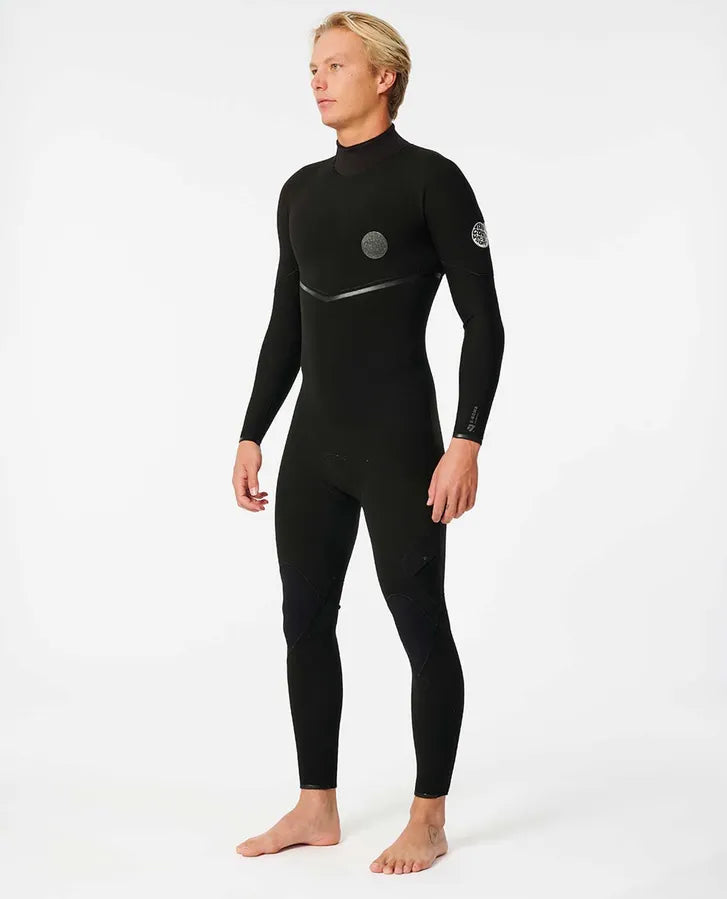 E-Bomb 3/2 Back Zip Wetsuit - Black