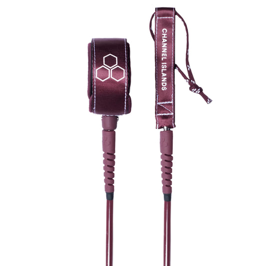 6FT MIKEY FEBRUARY HEX COMP LEASH - MERLOT OCEAN