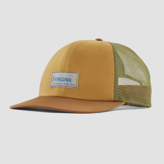 RELAXED TRUCKER HAT - WATER PEOPLE LABLE: PUFFERFISH GOLD