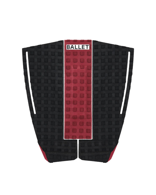 ANTI-SLIP 3 PIECE PAD - BLACK/BURGUNDY