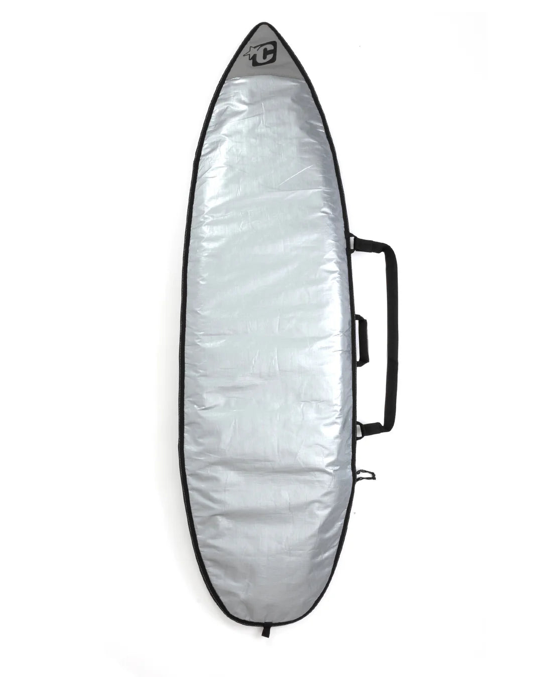 SHORTBOARD ICON BOARD COVER - SILVER BLACK