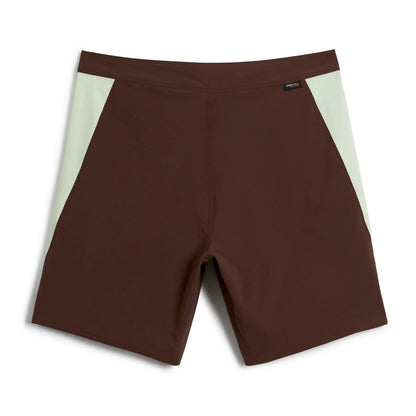 F1 BURGEE CORDURA BOARDSHORT - DARK BROWN