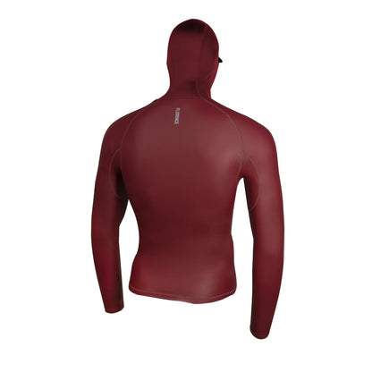 WINDSHIELD LONG SLEEVES HOODED RASHGUARD - MAROON