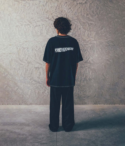 SKEWER OVERSIZED T-SHIRT - BLACK