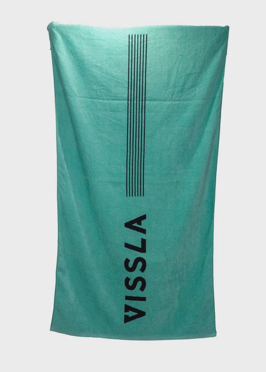 Stoked Printed Beach Towel - Jade