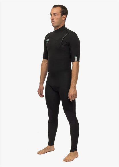 MEN'S 7 SEAS 2MM SHORT SLEEVE FULLSUIT - BLACK