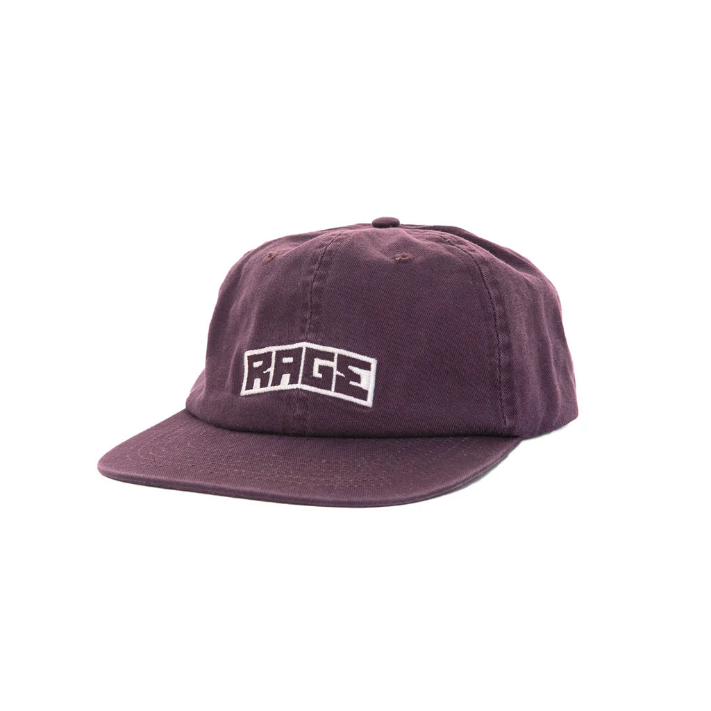 RAGE LOGO PURP CAP