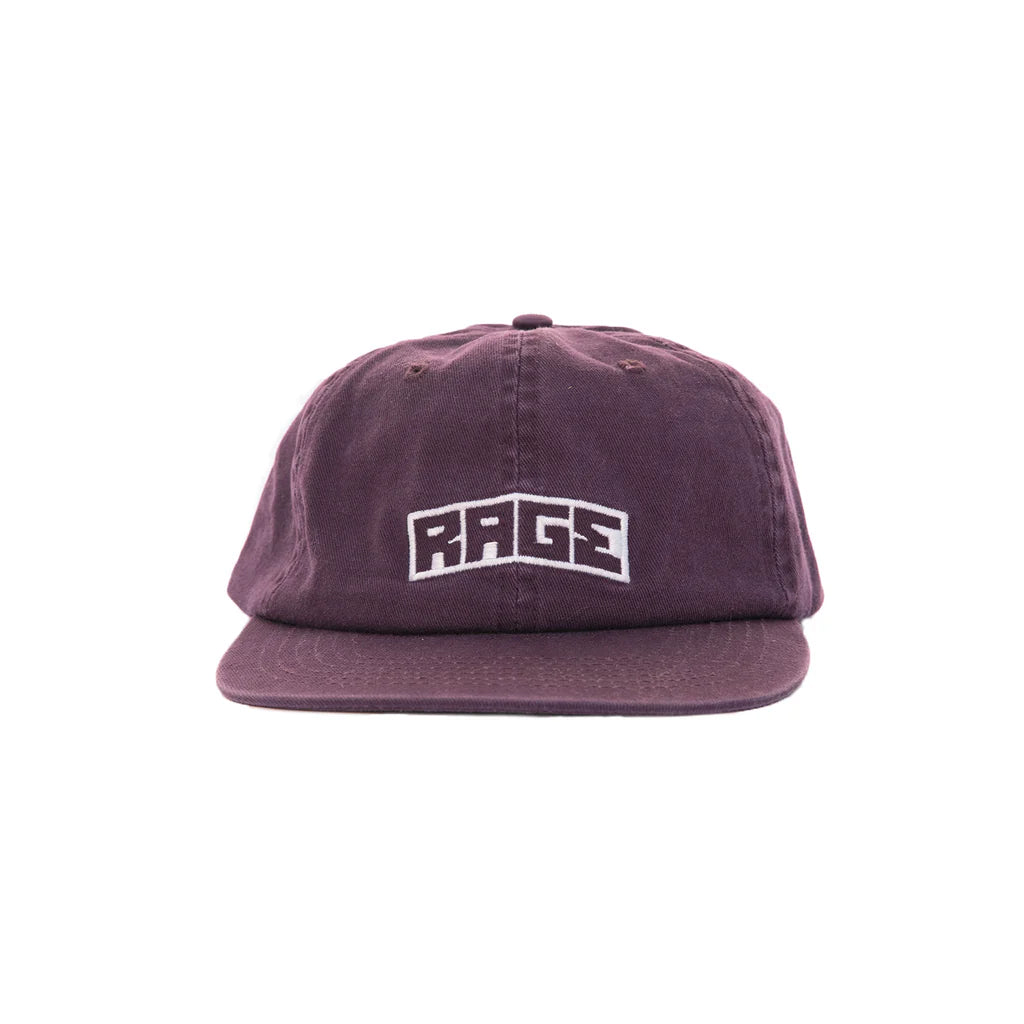 RAGE LOGO PURP CAP