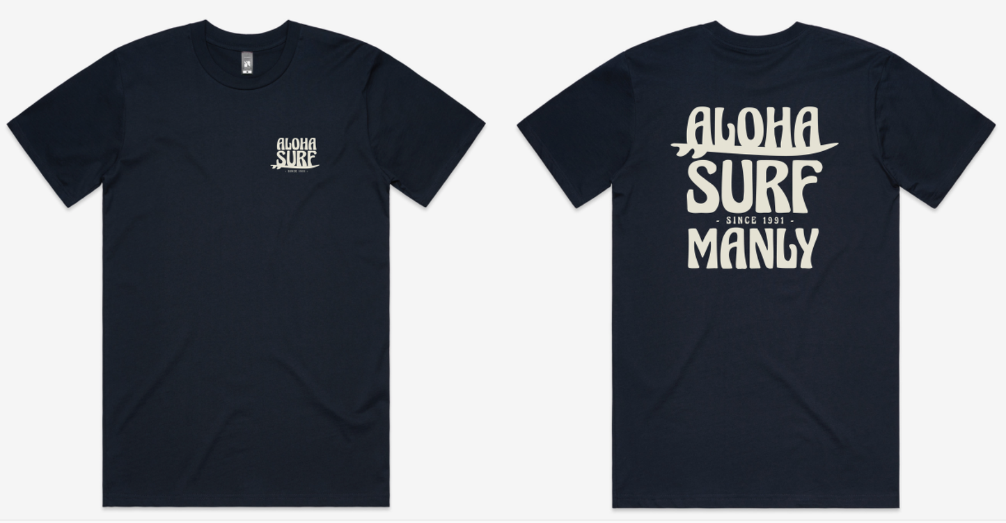 Aloha Surf Shop Tee - Navy