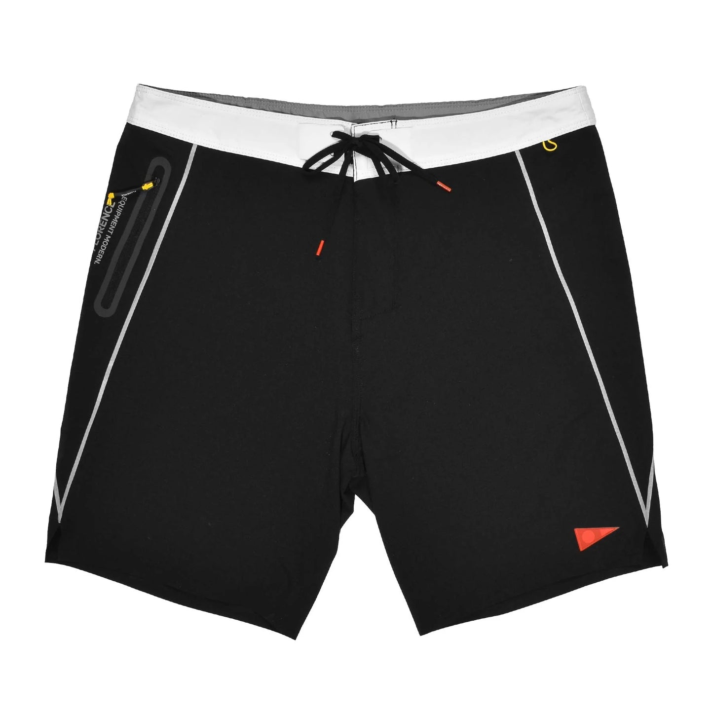 F1 ZERO BOARDSHORT - BLACK WHITE