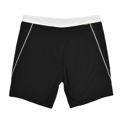 F1 ZERO BOARDSHORT - BLACK WHITE